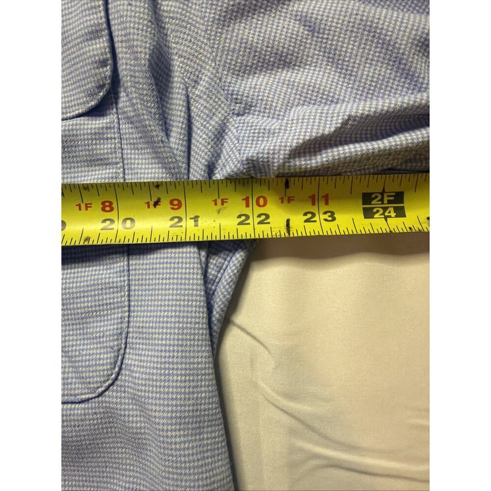 Orvis Gingham Check Plaid Button Up Shirt Mens Size Large Blue 100% Cotton - Picture 4 of 8